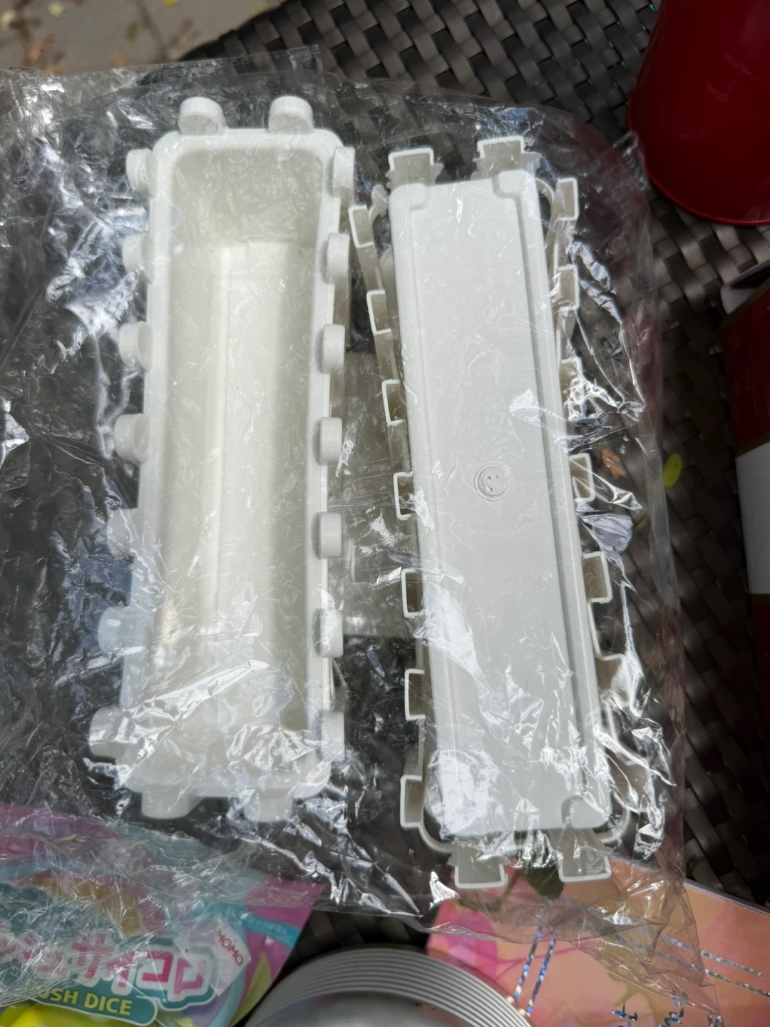 White Rectangular Silicone Mold/ planter