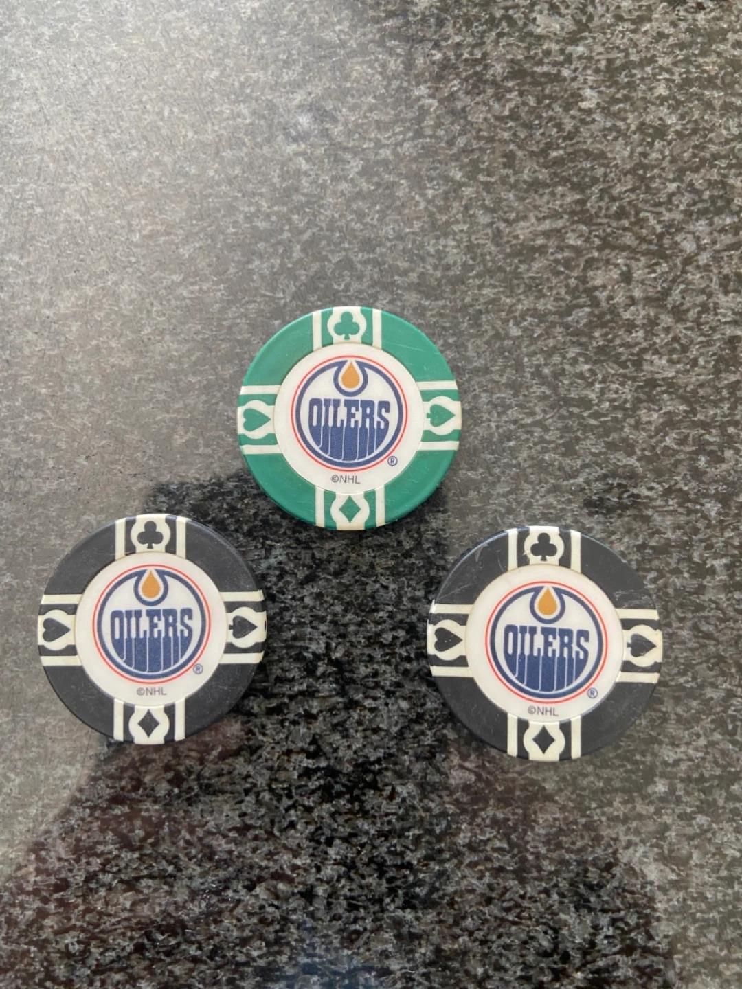 Edmonton Oilers NHL Poker Chips-10.00-Each