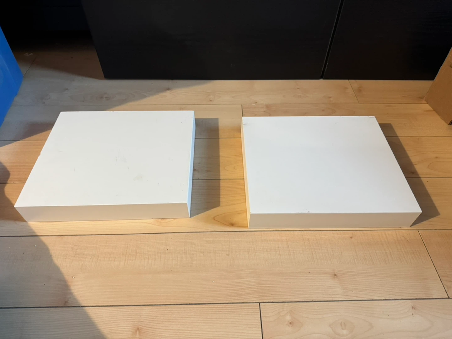 Two White Floating Shelves - photo 2