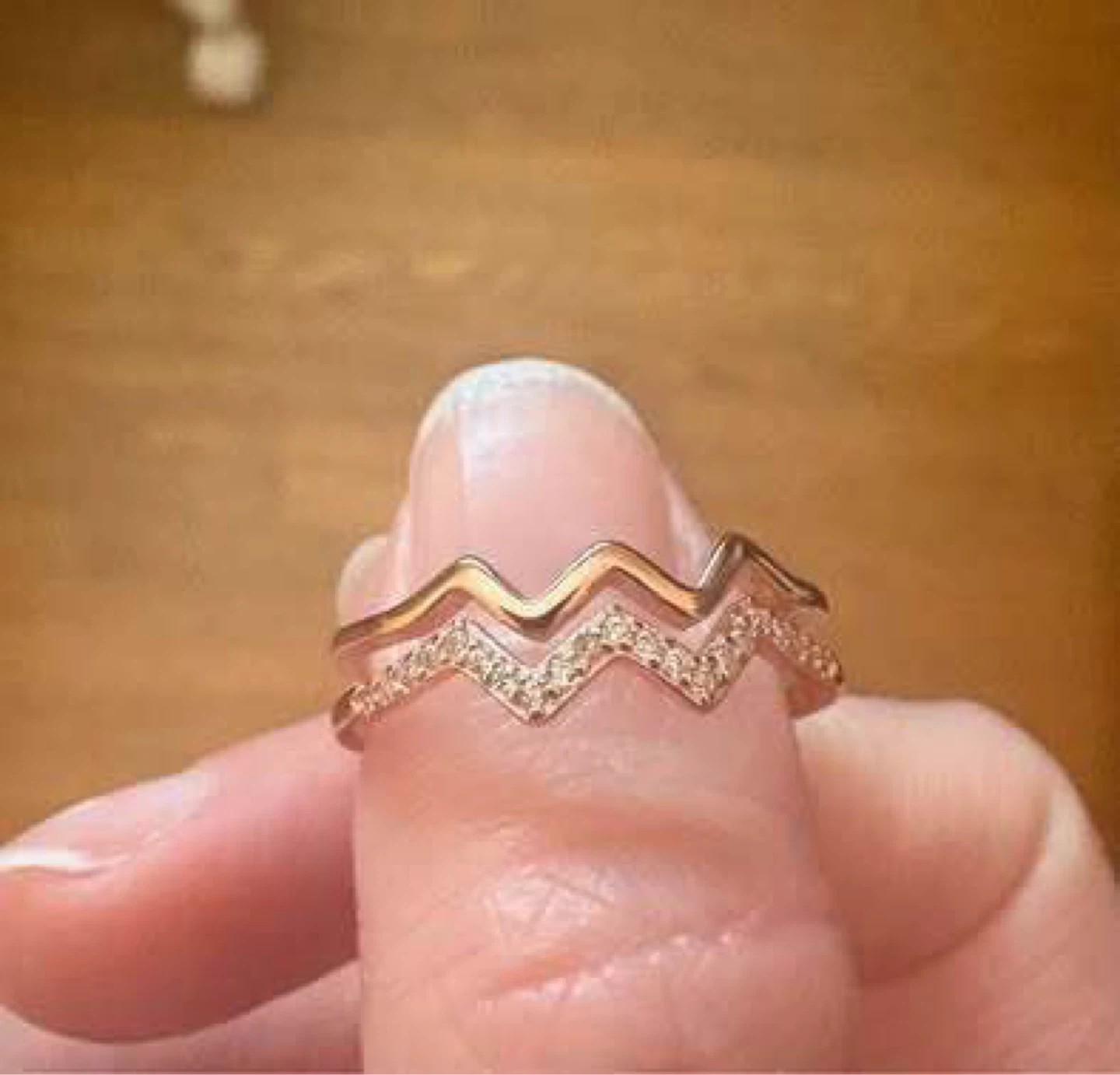 925 Sterling silver rings-Size 6, Both together for $5 - photo 4