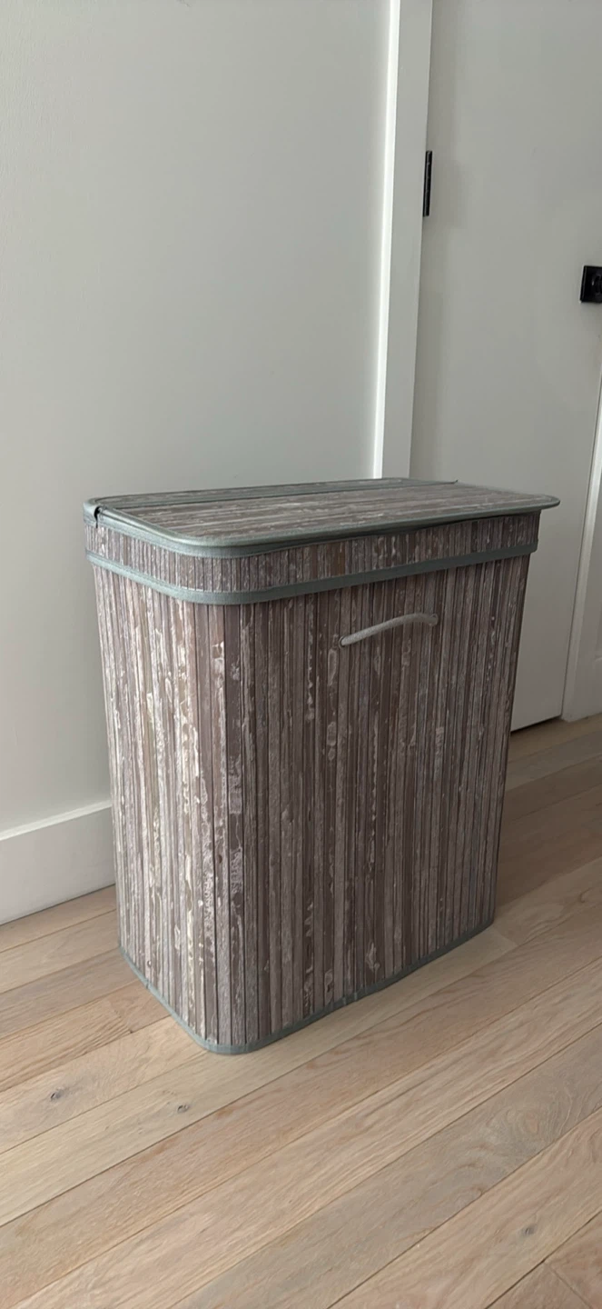 Bamboo Laundry Hamper with Lid