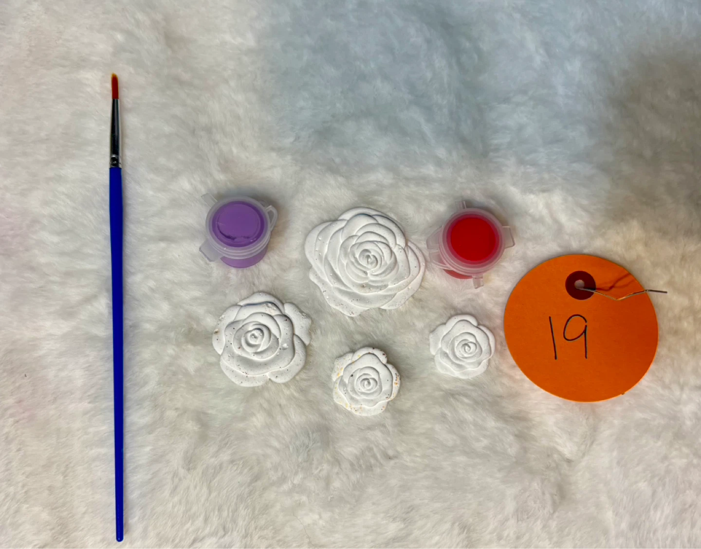 Rose Craft Kit with Paint & Brush - photo 3