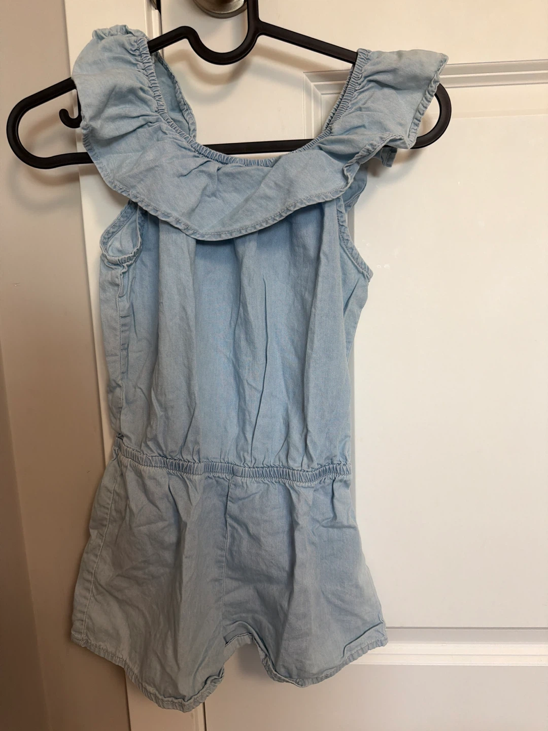 Girl’s Denim Romper - photo 2