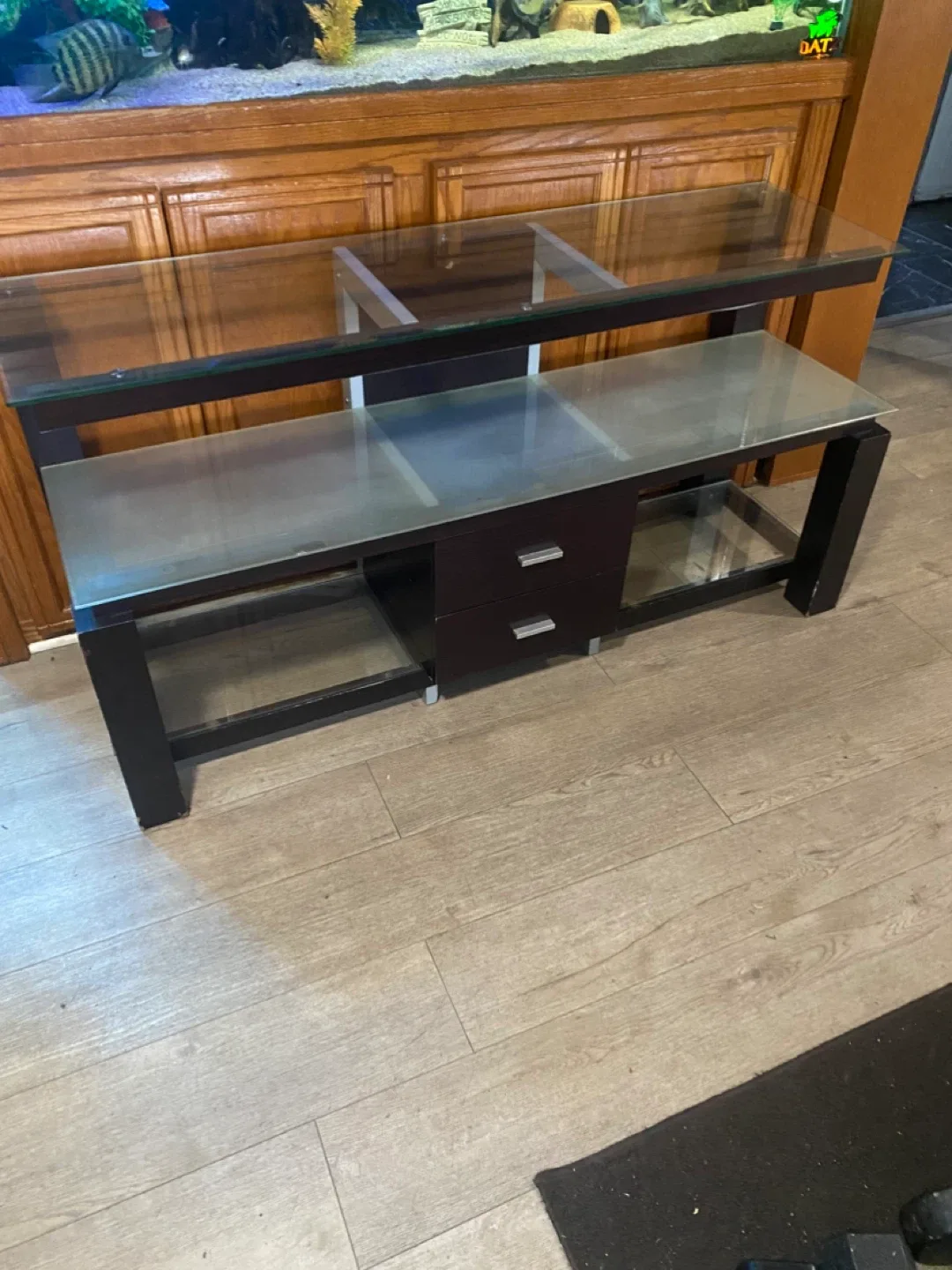 Dark Wood tv stand - photo 5