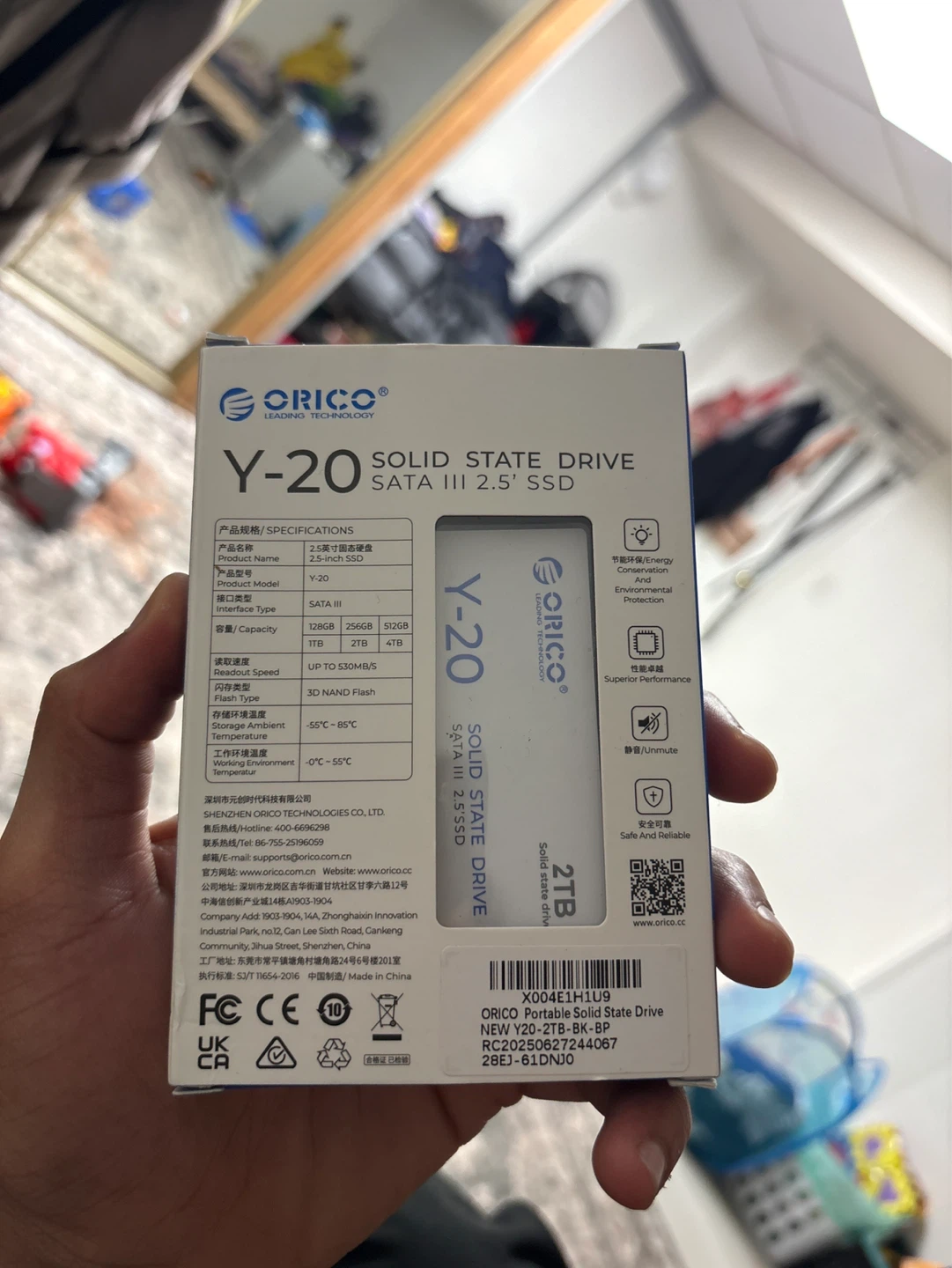 ORICO Y-20 2TB SATA III 2.5 Inch SSD - photo 3