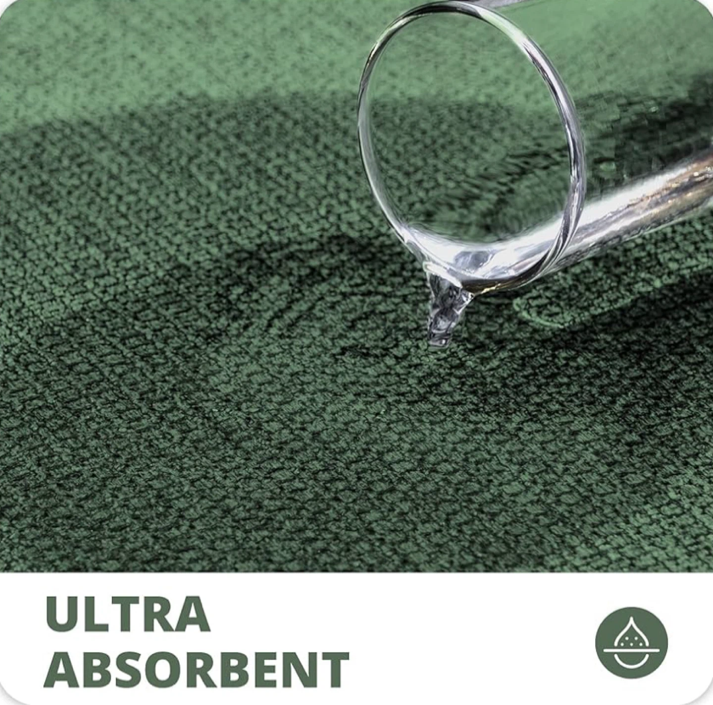 BOSAP Bath Mat 3x6 Large Bath Mats Ultra Thin - photo 3