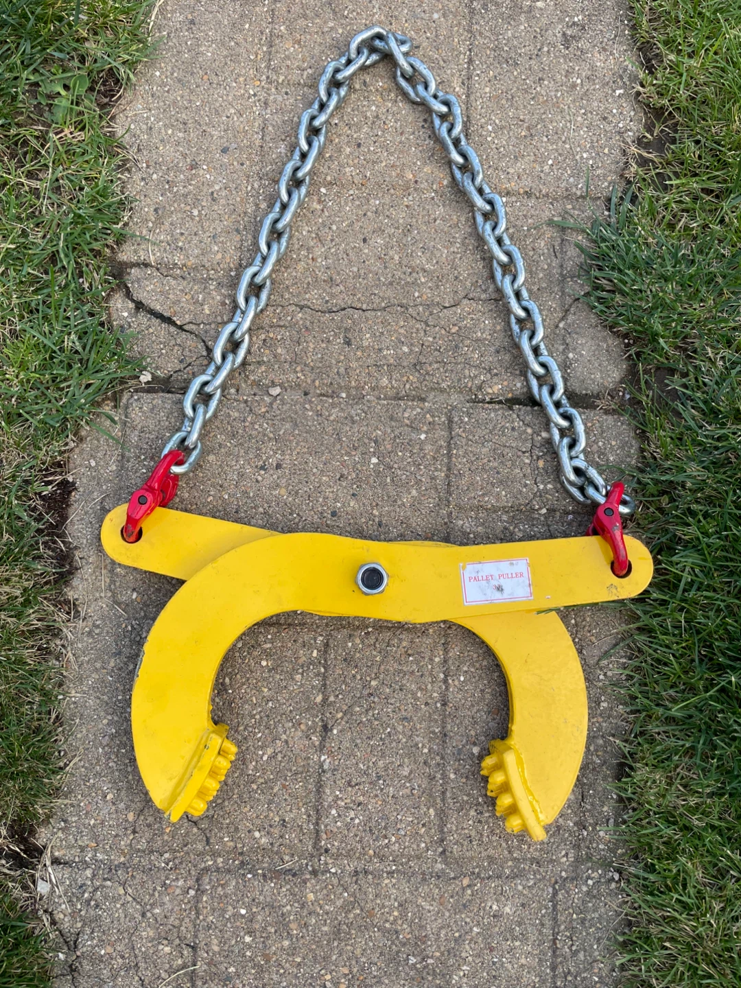 Pallet Puller with Chain Yellow - photo 3