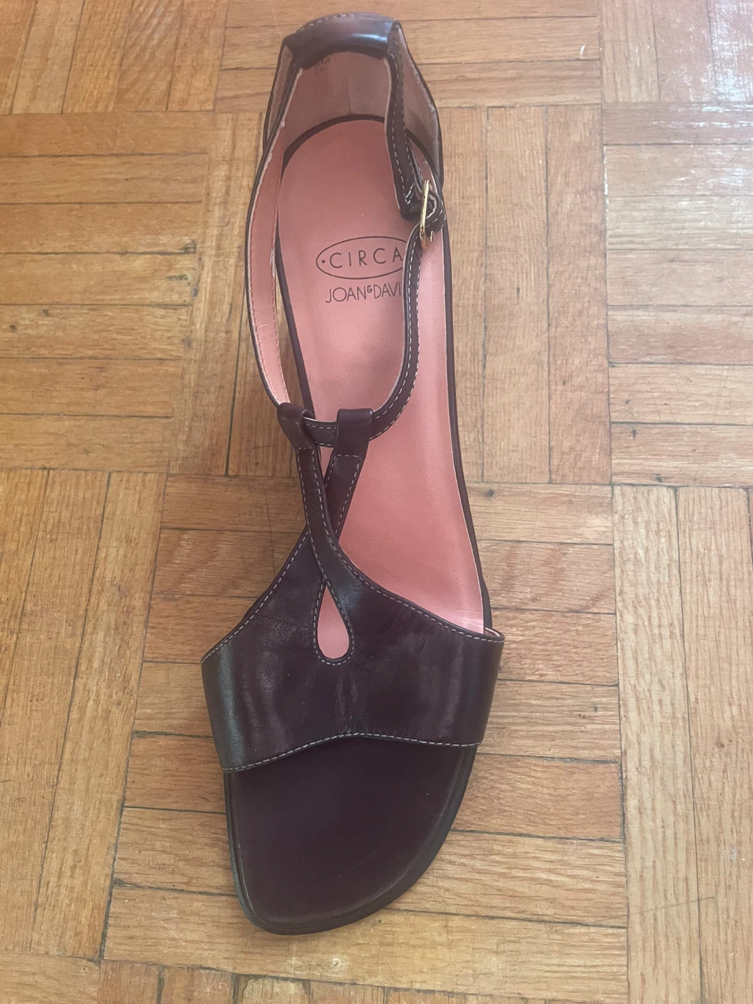 Circa Joan & David Brown Ankle Strap Heels 8M - photo 3