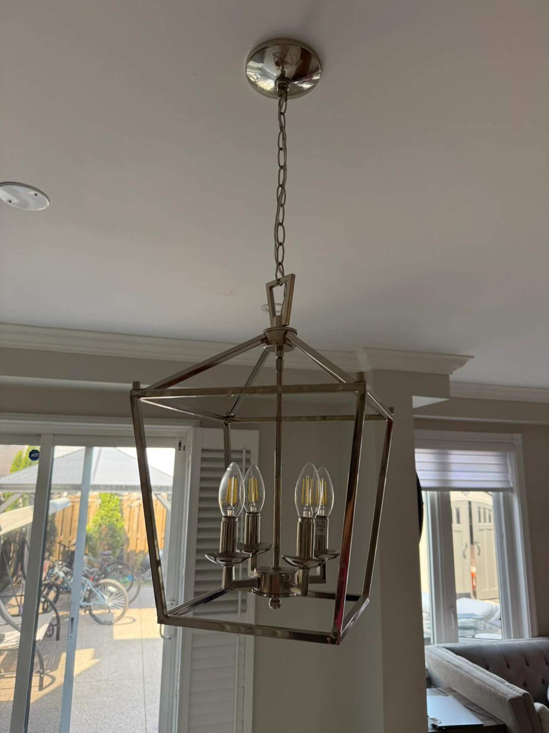 Modern Lantern Pendant Light Fixture - photo 2