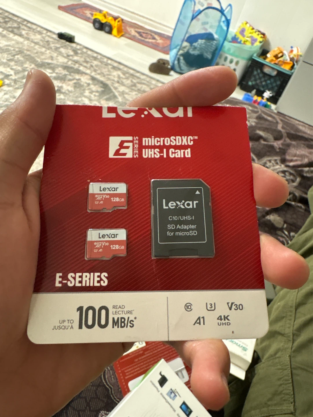 Lexar E-Series microSDXC UHS-I Card with Adapter