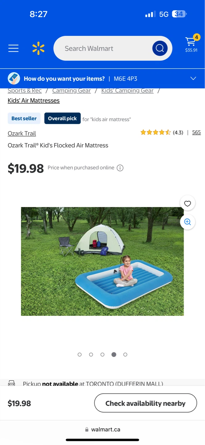 Ozark Trail Kid's Princess Airbed - Pink Unicorn - photo 2