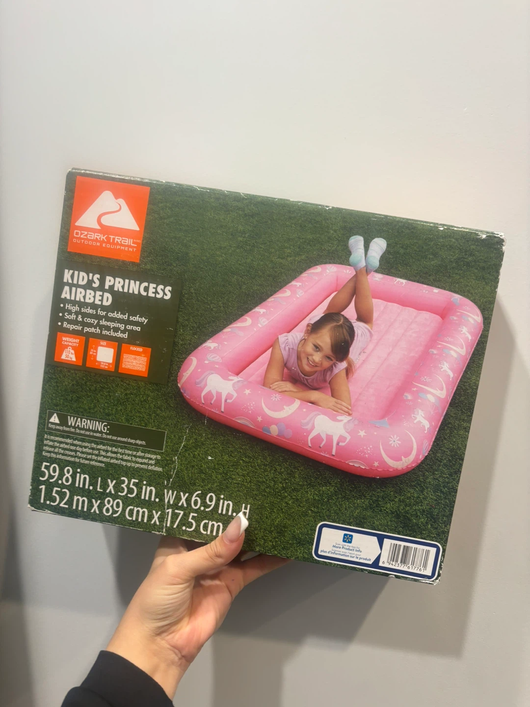 Ozark Trail Kid's Princess Airbed - Pink Unicorn