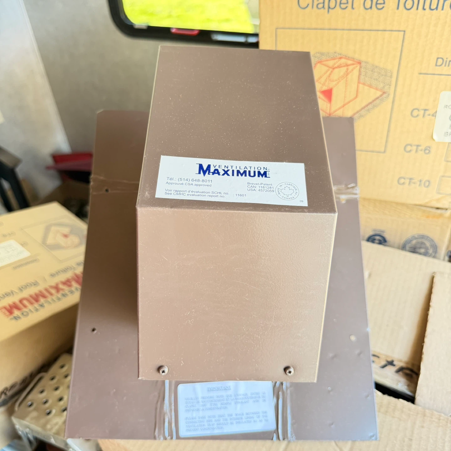 Ventilation Maximum Roof Vent Trap CT-4 Brown - photo 2