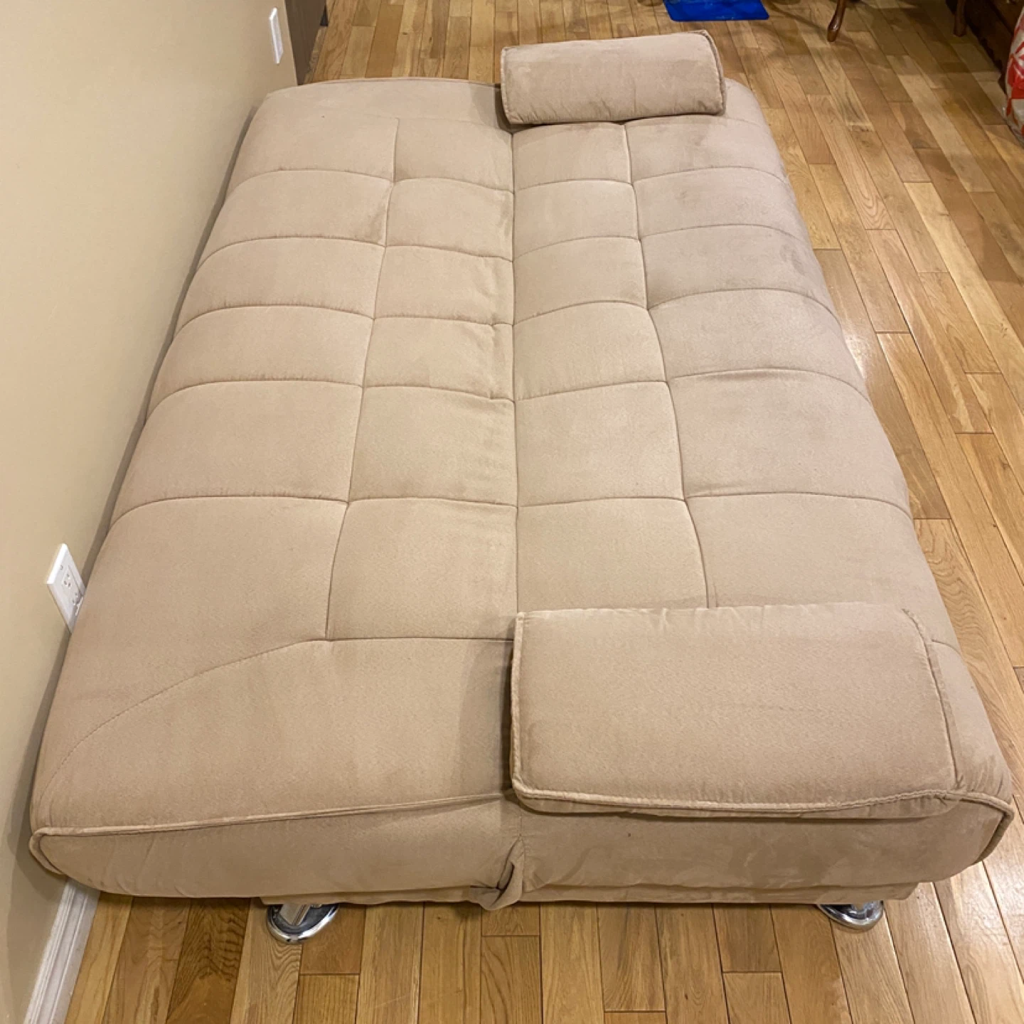 Braxton Studio Beige Futon Sofa Bed (CAN DELIVER) - photo 3