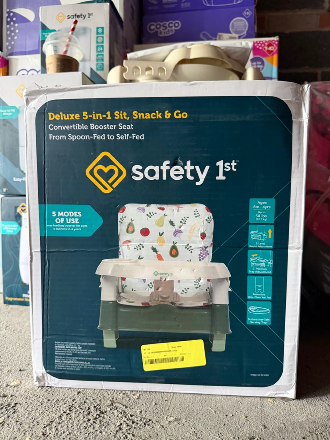 Safety 1st Deluxe 5-in-1 Convertible Booster Seat