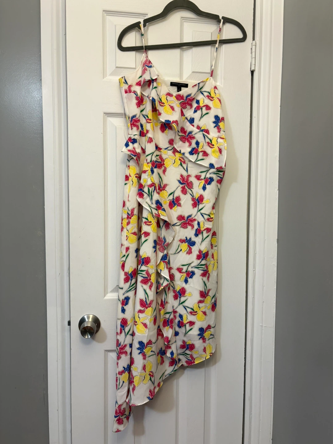 White Floral Ruffle Dress - photo 3