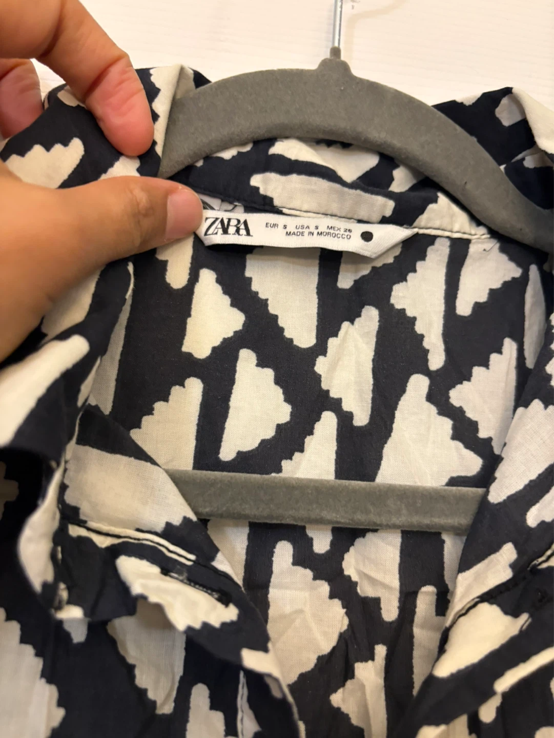 ZARA Black & White Patterned Maxi Dress - photo 2