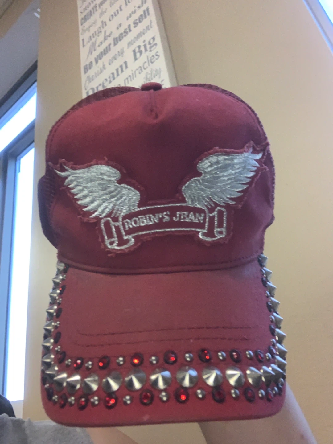 Robin's Jean Trucker Hat with Studs - photo 2