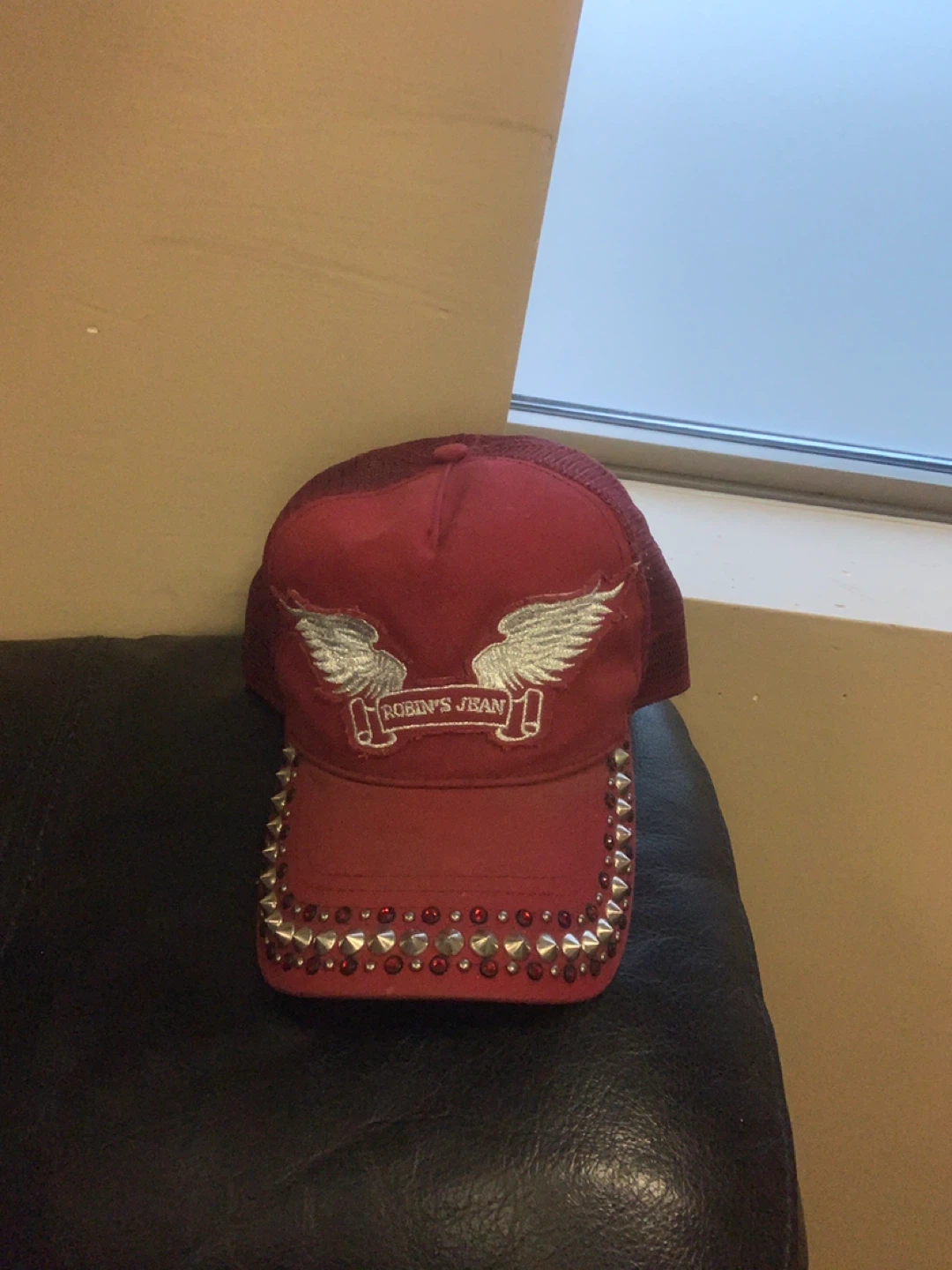Robin's Jean Trucker Hat with Studs
