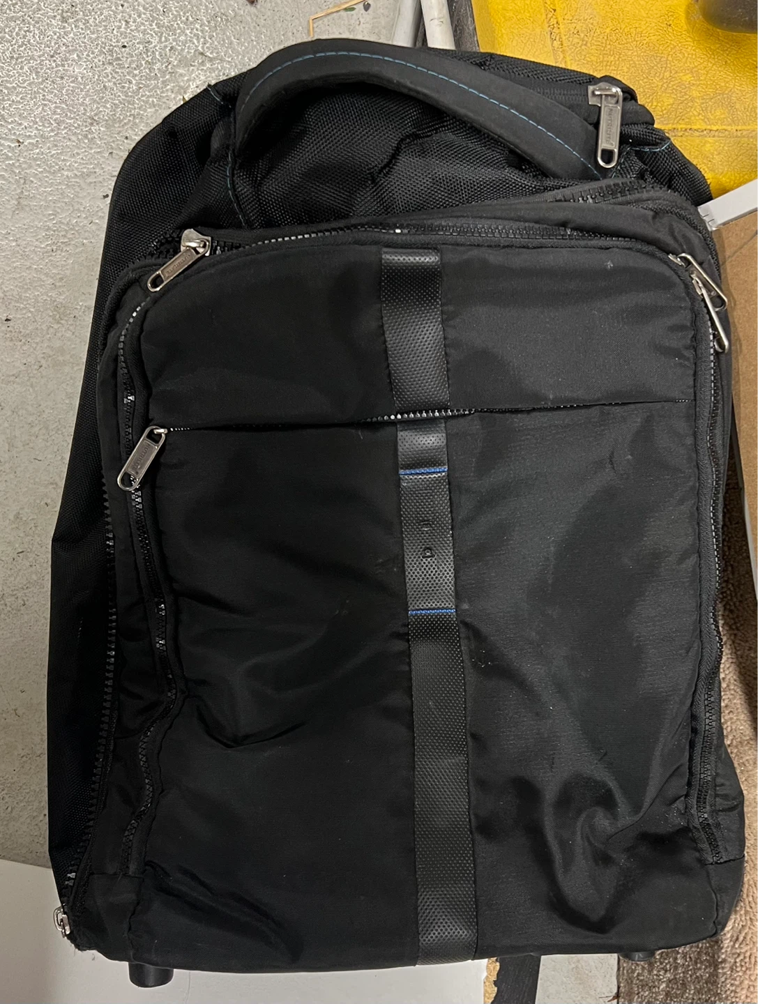 Black Rolling Carry-On Luggage Bag