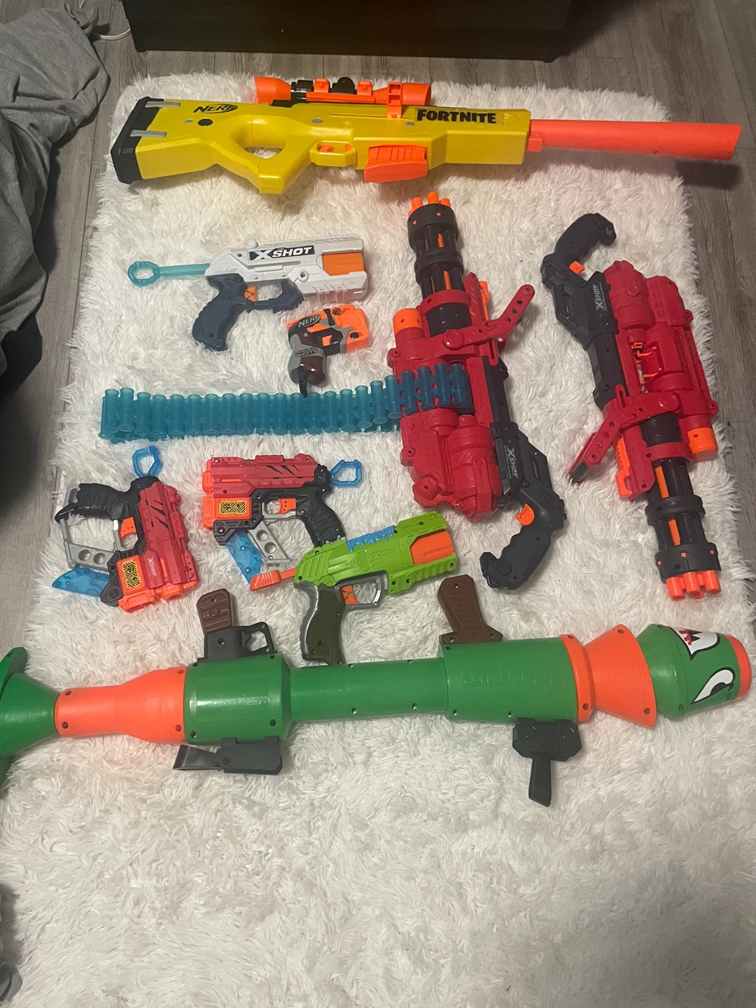 Assorted Nerf and X-Shot Toy Blasters