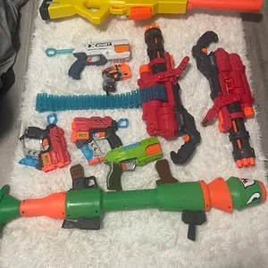 Assorted Nerf and X-Shot Toy Blasters