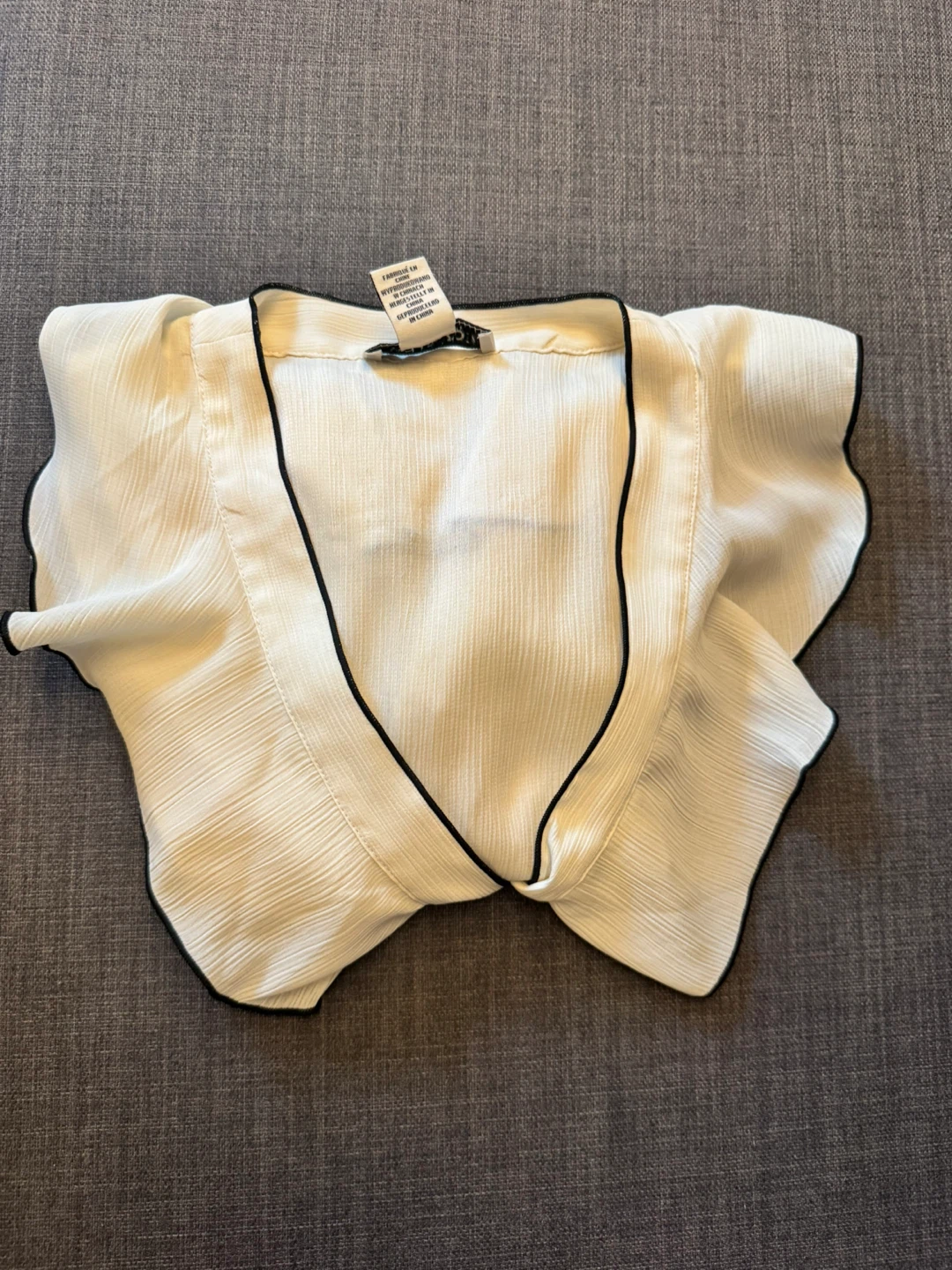 RACHEL ZOE White Ruffled Blouse - photo 2