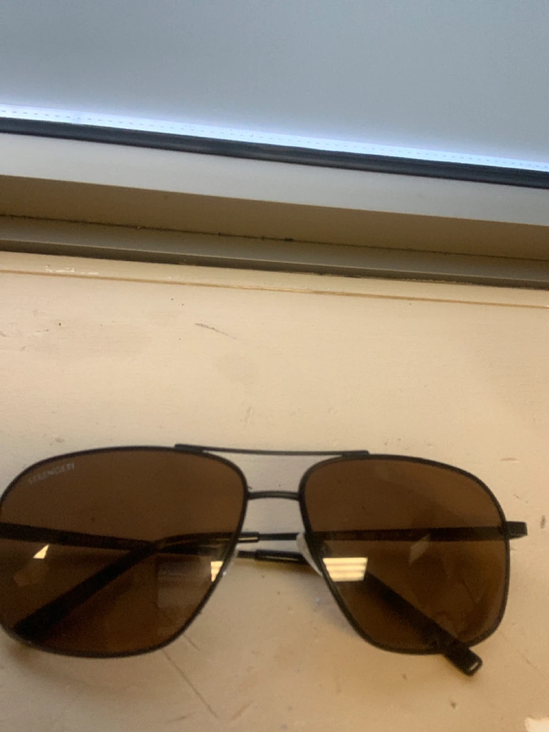 Serengeti Aviator Sunglasses with Case