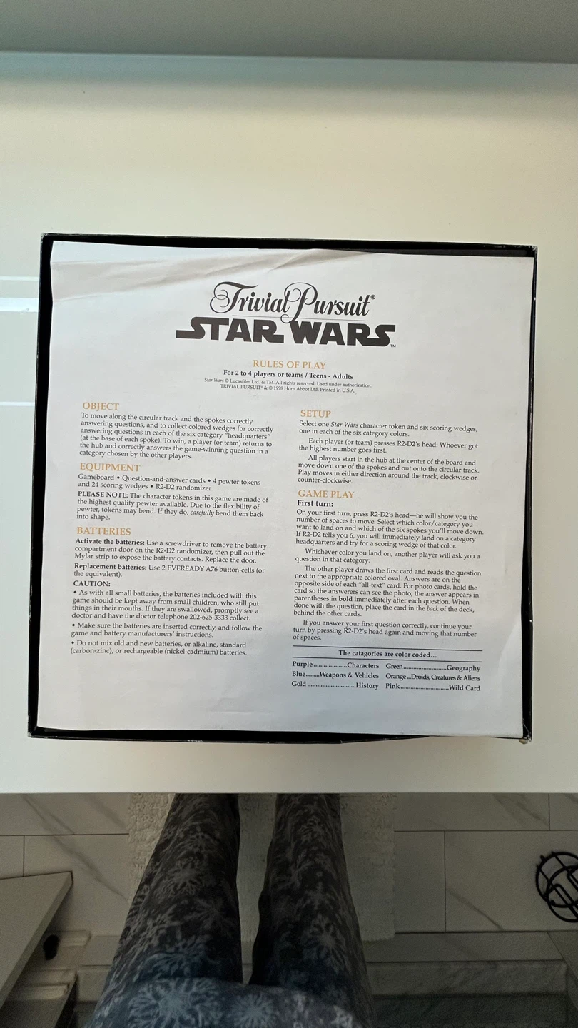 STAR WARS TRIVIAL PURSUIT CLASSIC TRIOLOGY COLLECTOR’S EDITION - photo 3