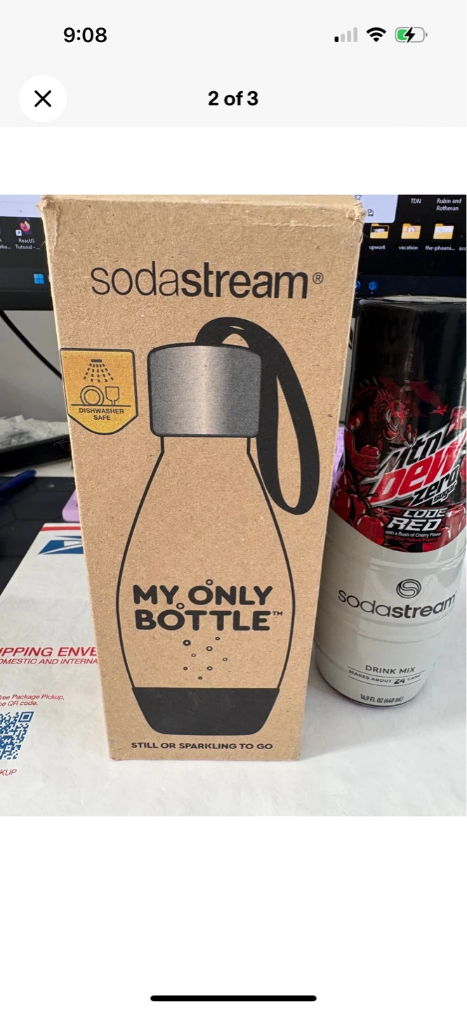 SodaStream Bottle and Mountain Dew Zero Sugar Drink Mix - photo 2