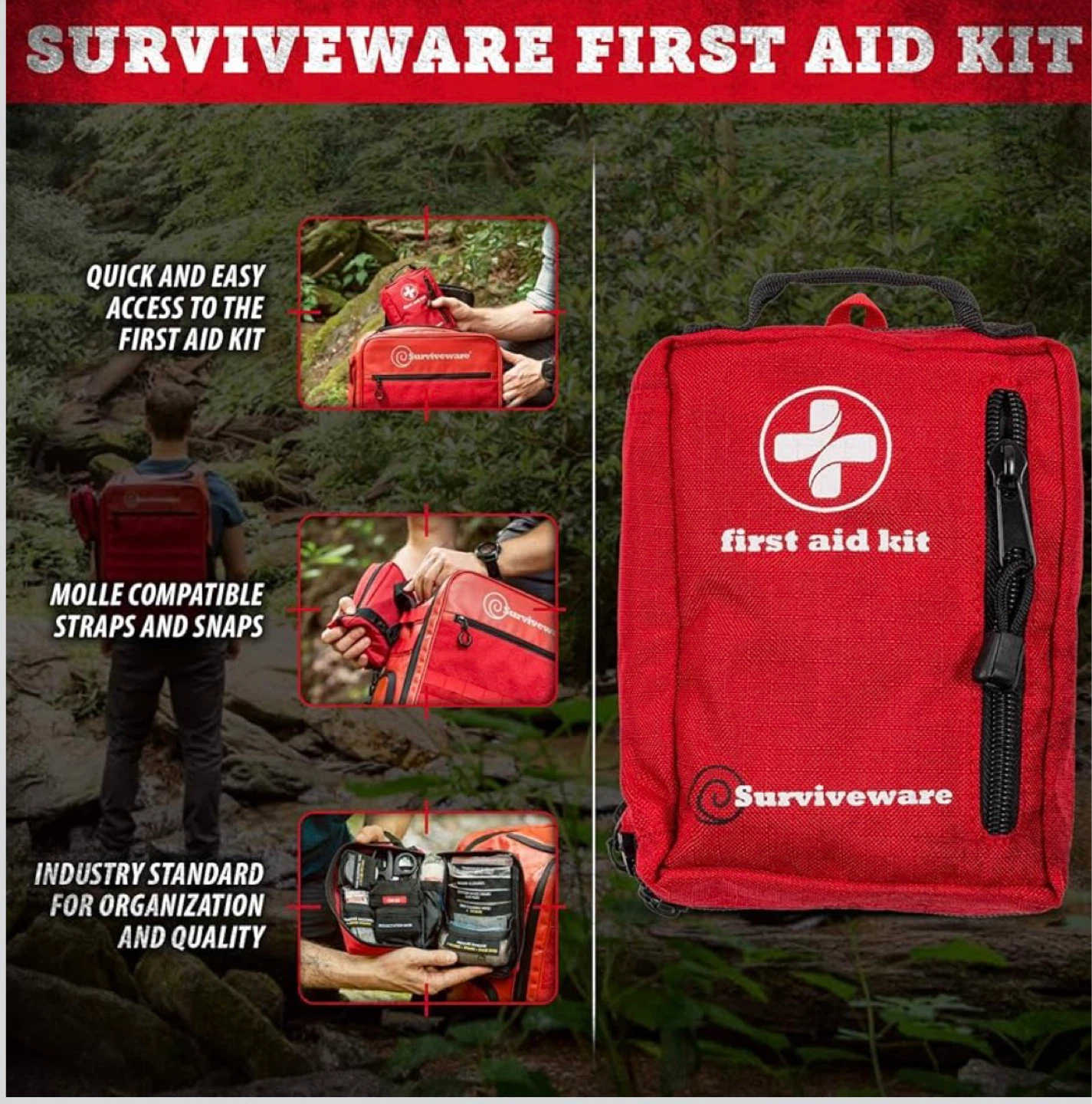 Brand New Surviveware The Responder Emergency Kit Backpack - photo 5
