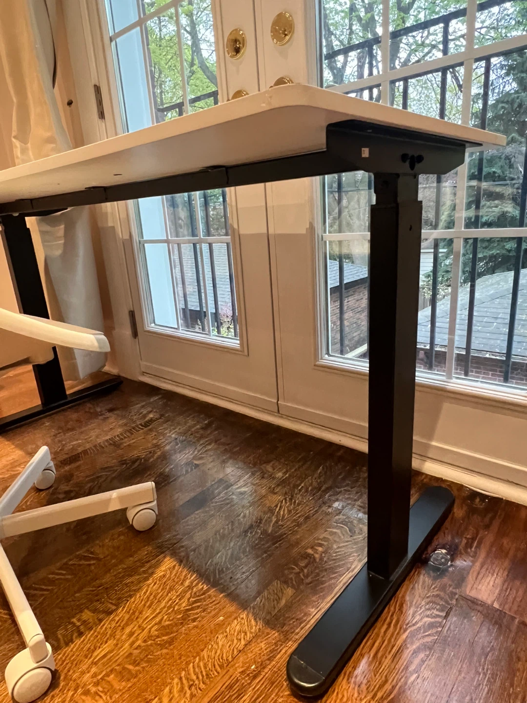 IKEA Adjustable Standing Desk with chair - photo 3