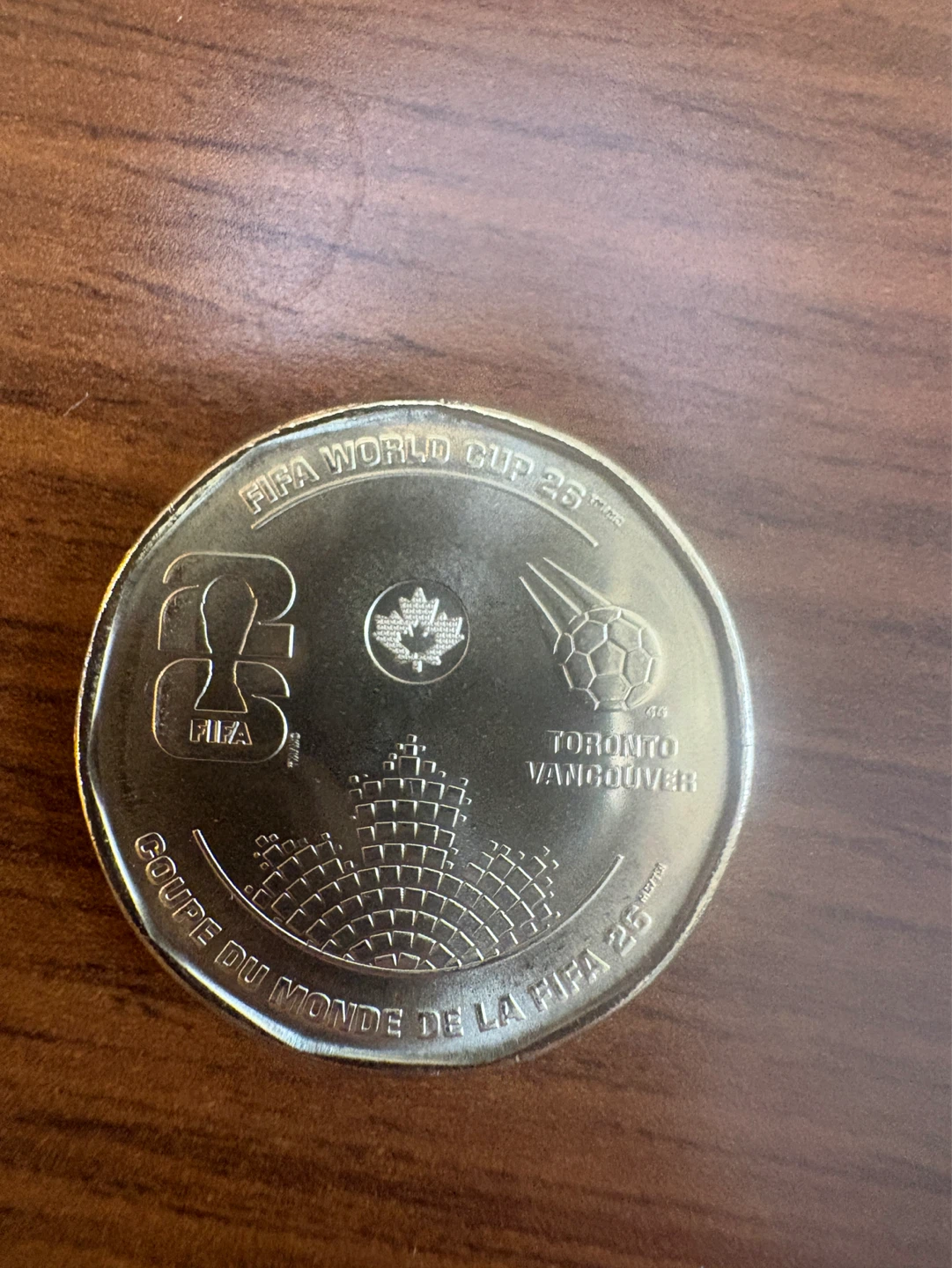 Canada 2026 FIFA World Cup Coin - photo 2