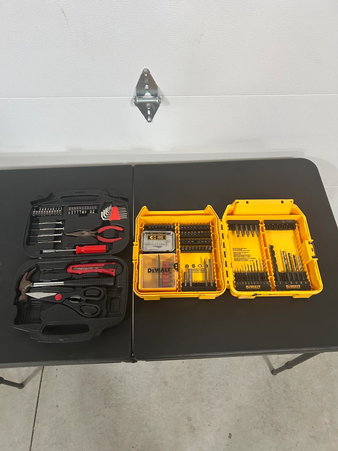 DeWalt Drill Bit and Driver Bit Sets with Household Tool Kit