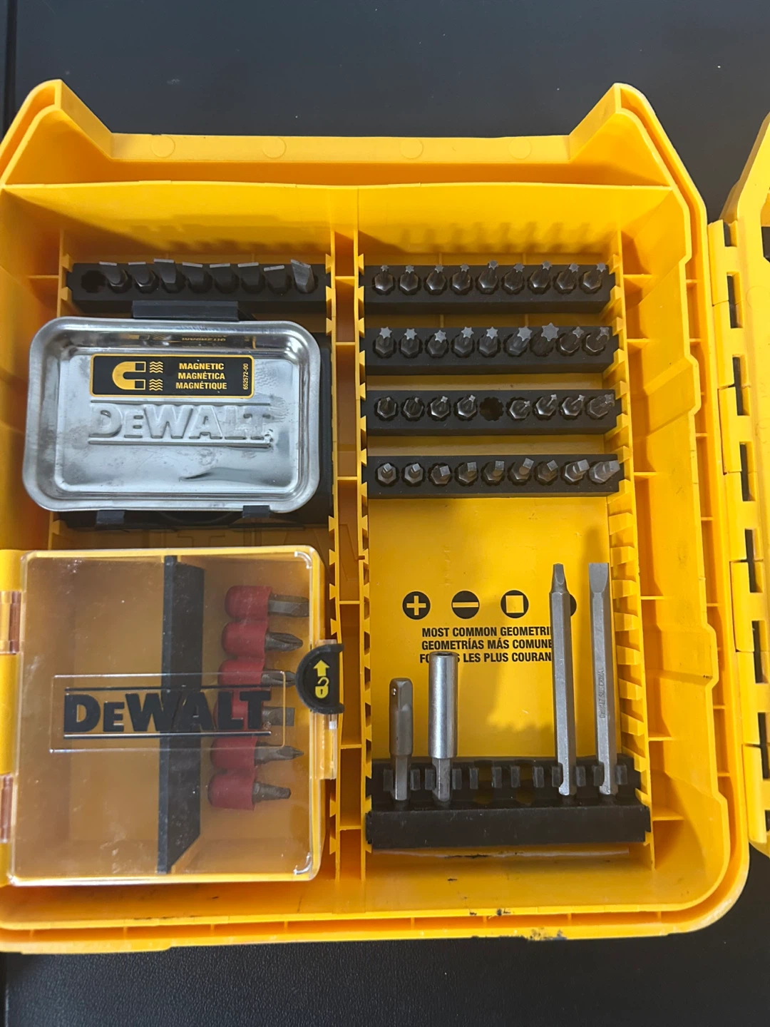 DeWalt Drill Bit and Driver Bit Sets with Household Tool Kit - photo 3