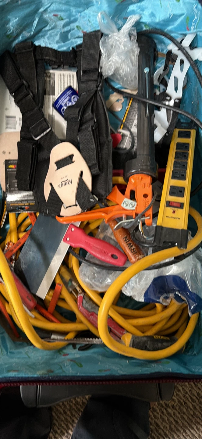 Assorted Tools and Ladder Components