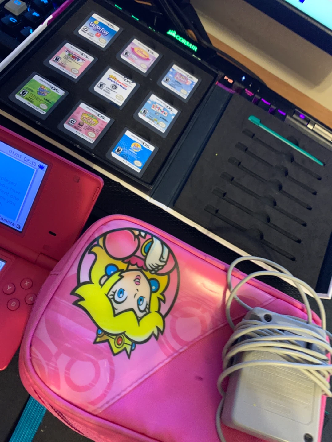 PINK NINTENDO DSI GAMER GIRL BUNDLE - photo 2