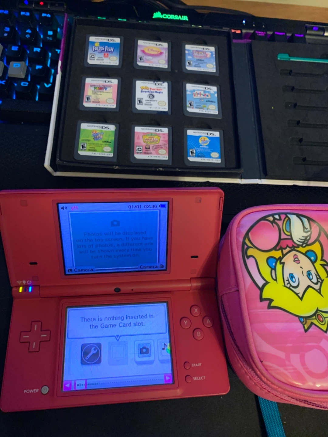 PINK NINTENDO DSI GAMER GIRL BUNDLE