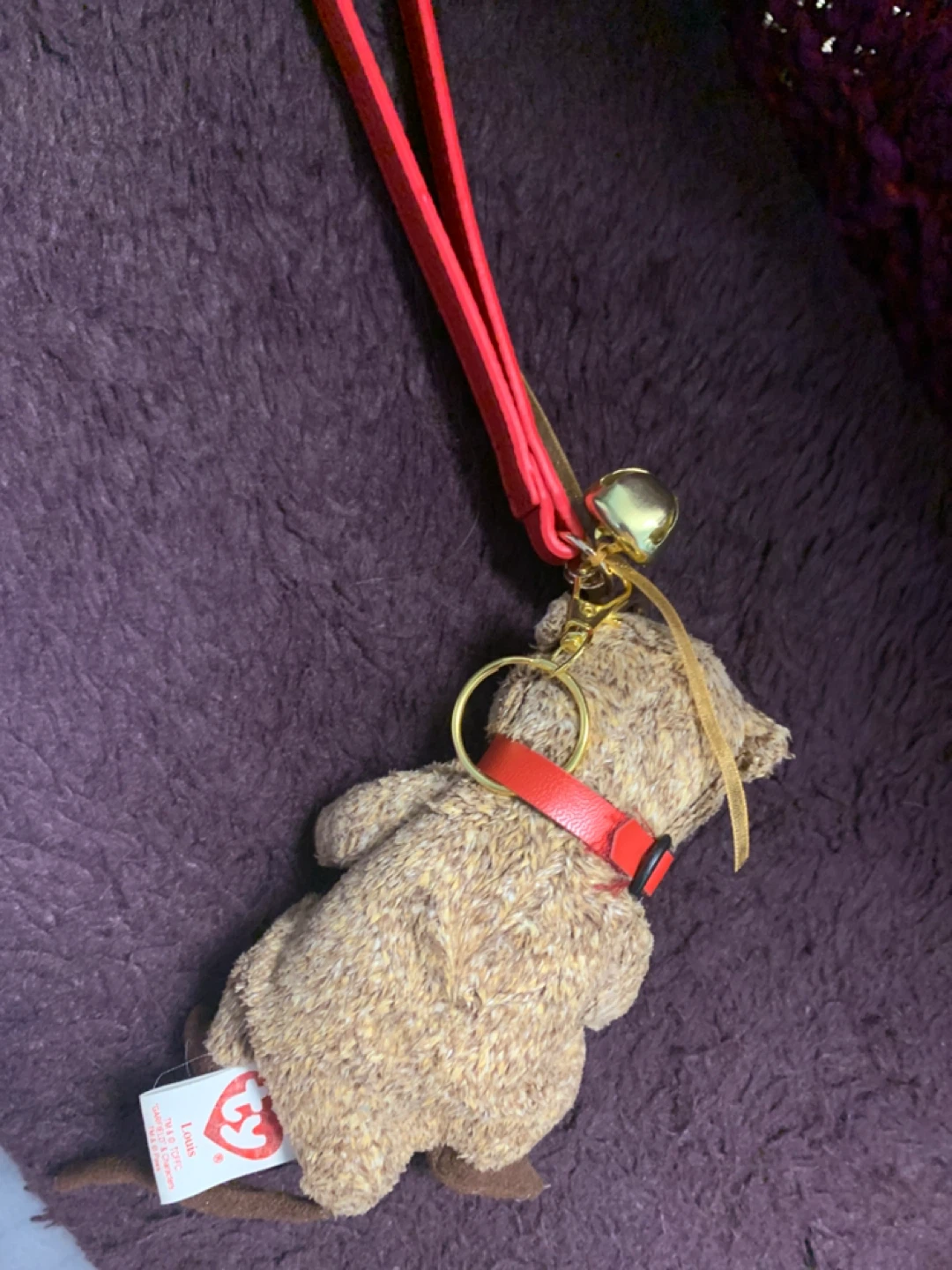 Ty Beanie Babies Louis the Beaver Plush Keychain - photo 3