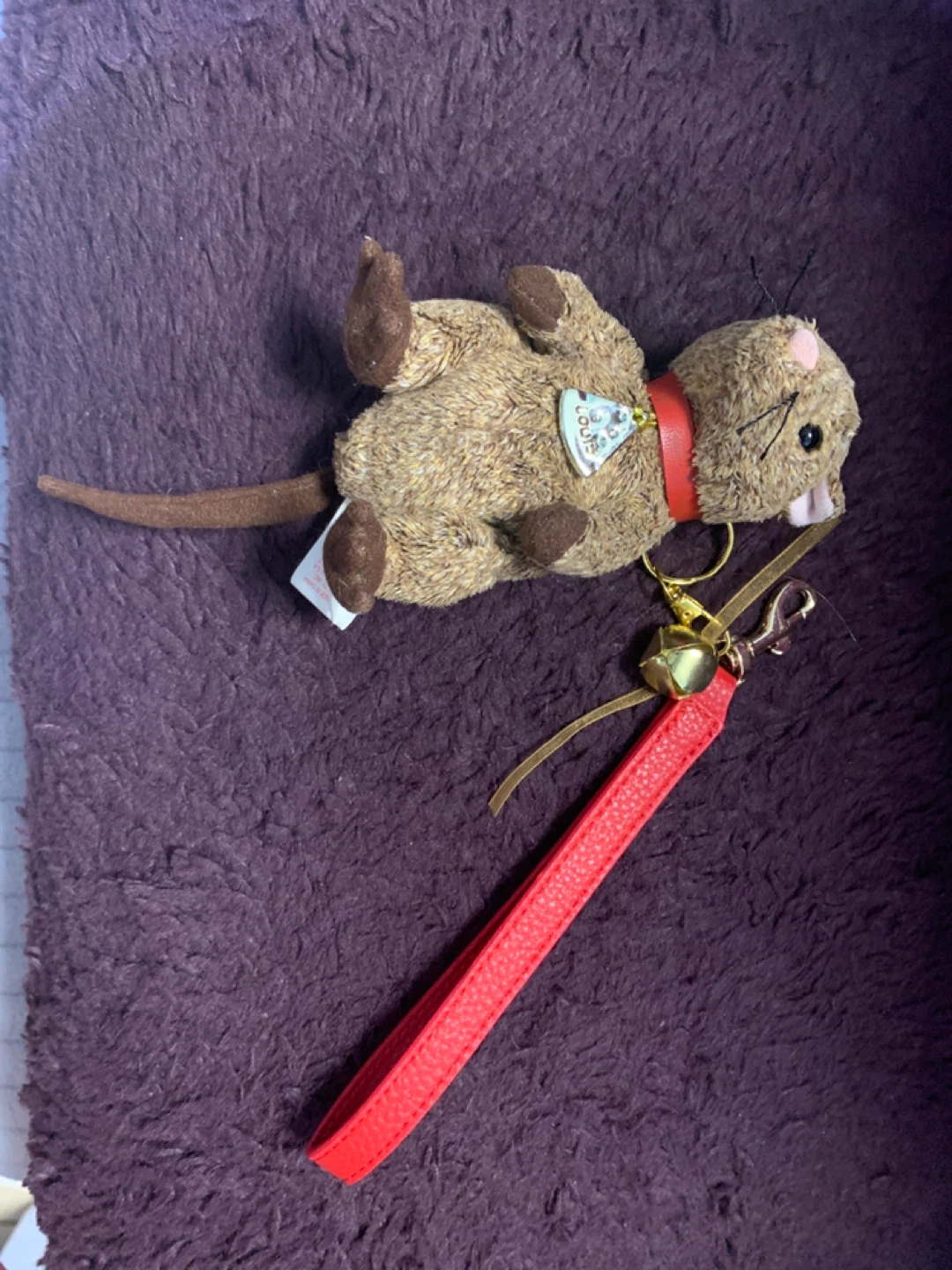 Ty Beanie Babies Louis the Beaver Plush Keychain