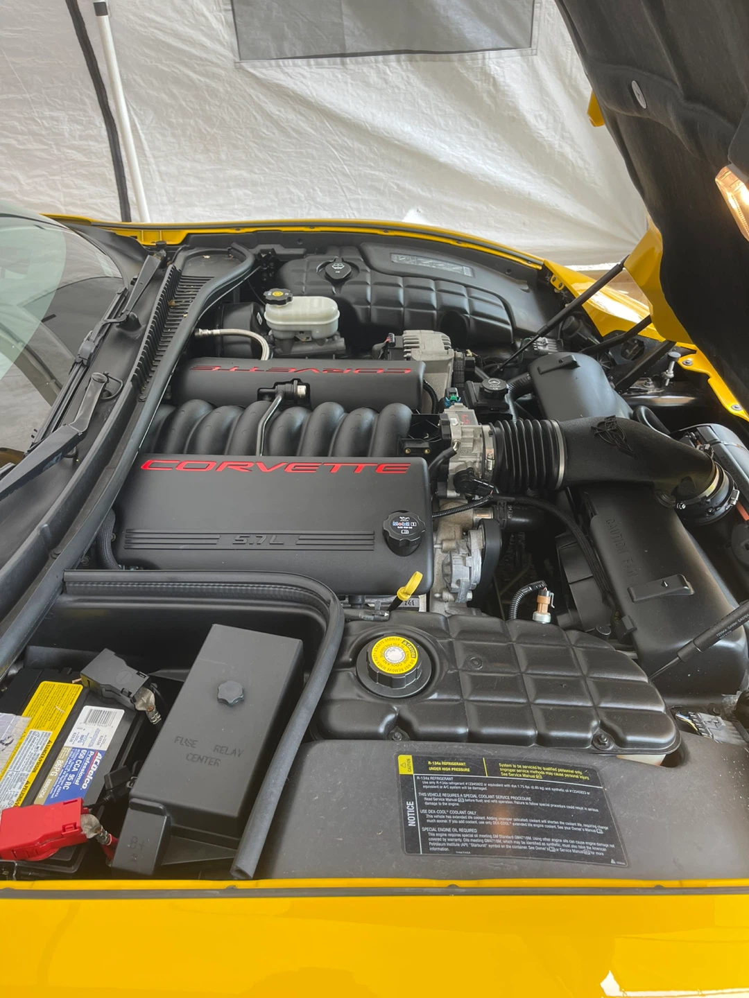 Yellow Chevrolet Corvette Convertible - photo 3