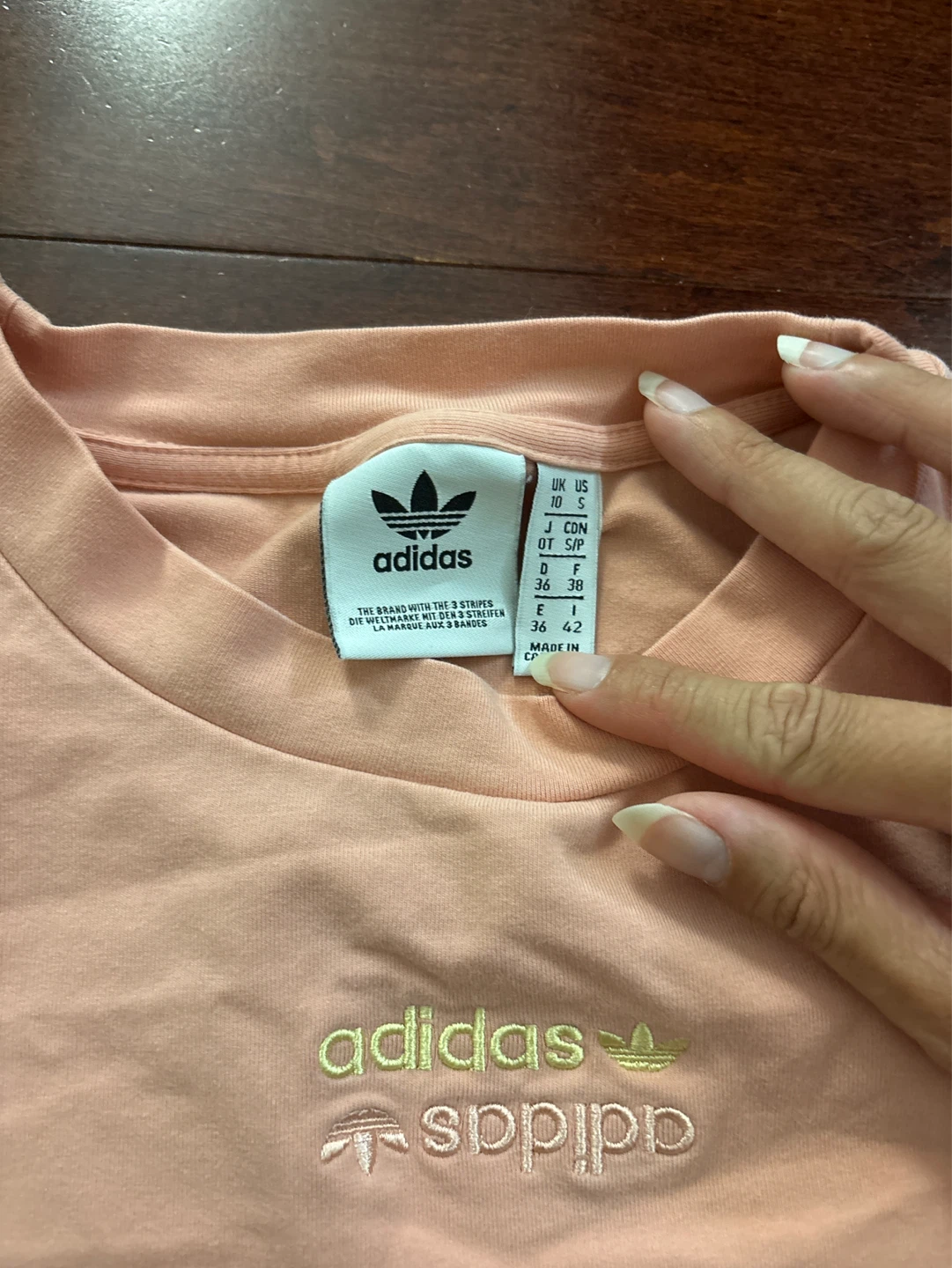 Adidas pink crop top - photo 3