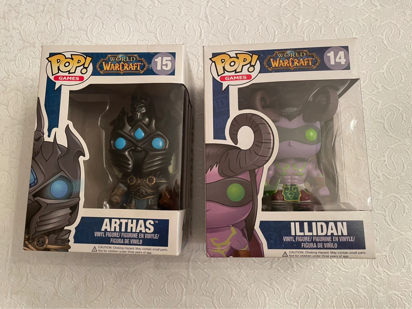 Funko Pop! World of Warcraft Arthas & Illidan Vinyl Figures