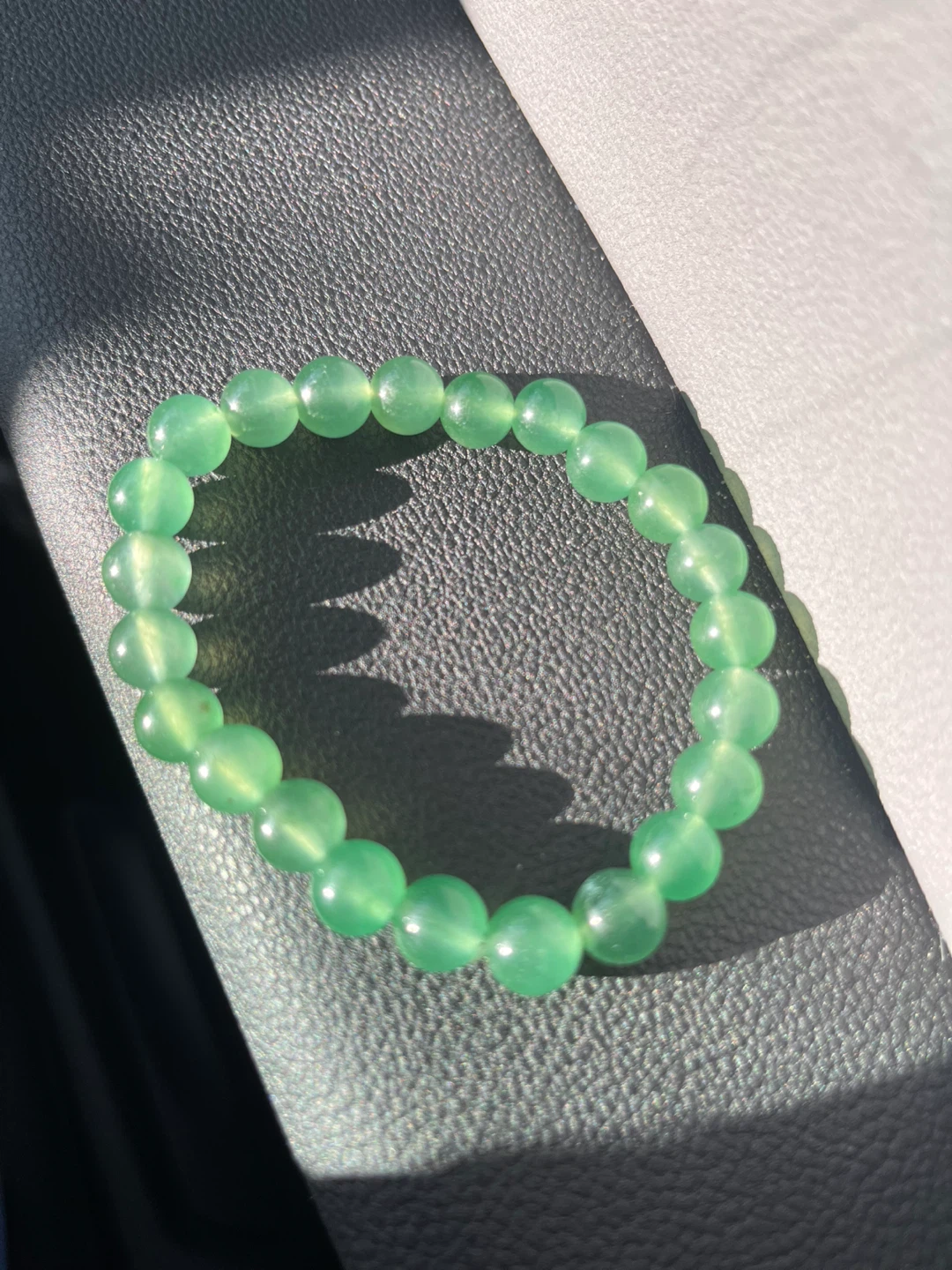 Green Beaded Bracelet - photo 2