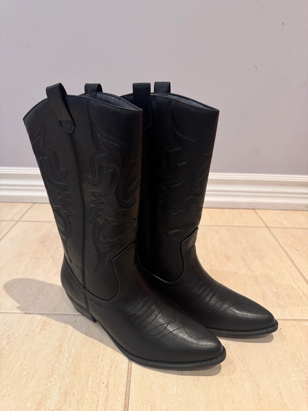 Black Western Cowboy Boots