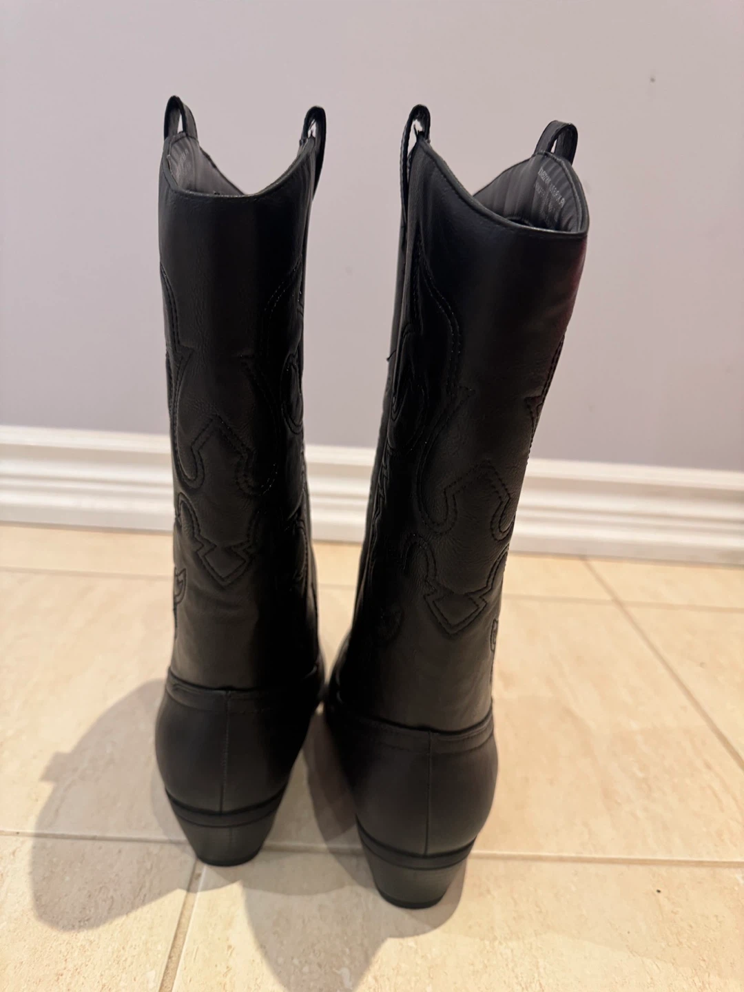 Black Western Cowboy Boots - photo 5