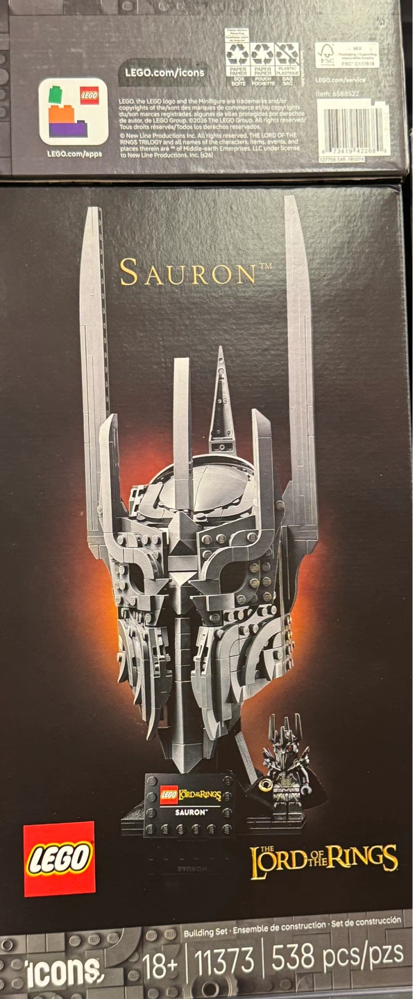 LEGO Icons The Lord of the Rings Sauron Building Set 11373