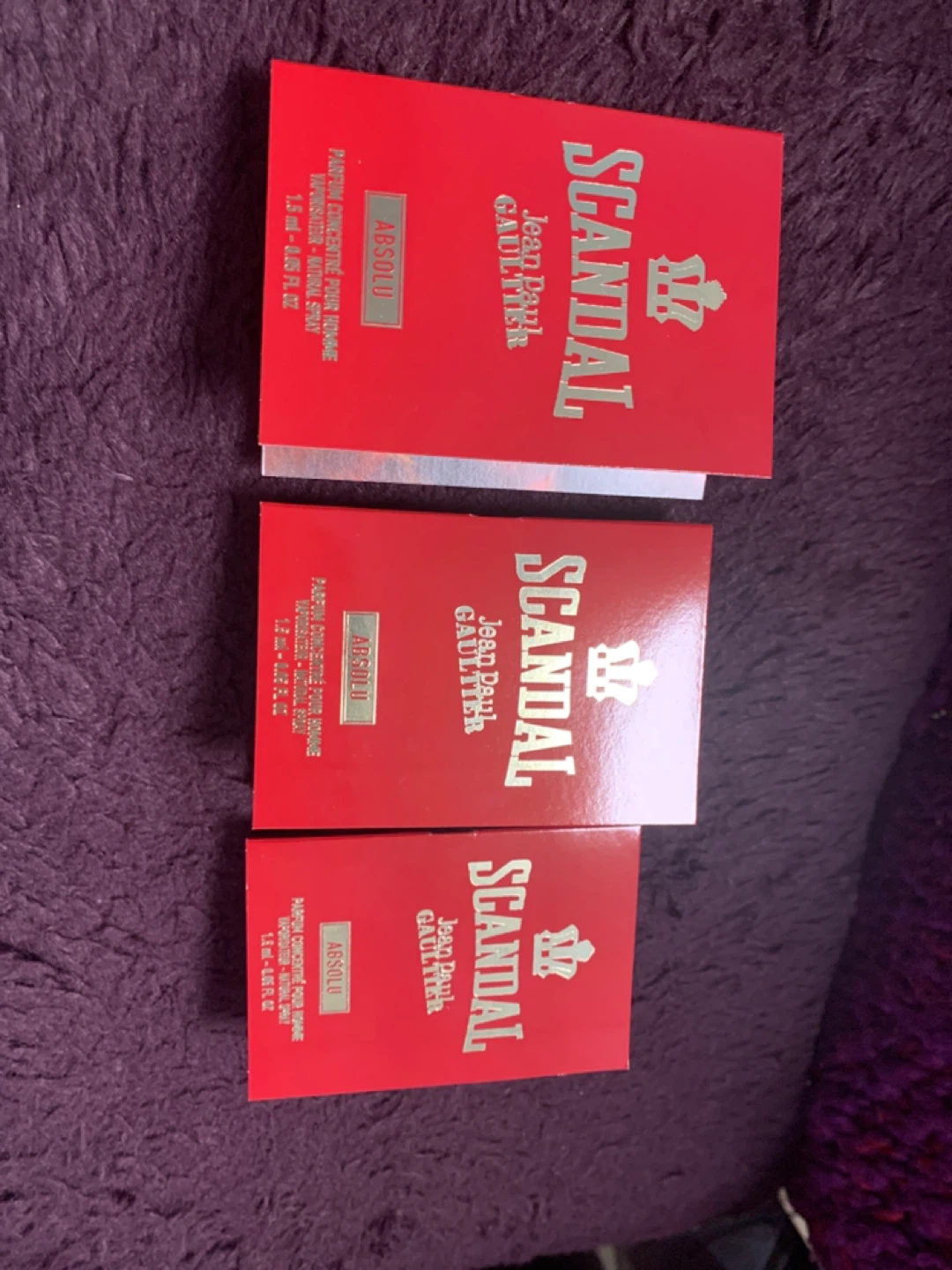 Jean Paul Gaultier Scandal Absolu Concentré for Him Samples