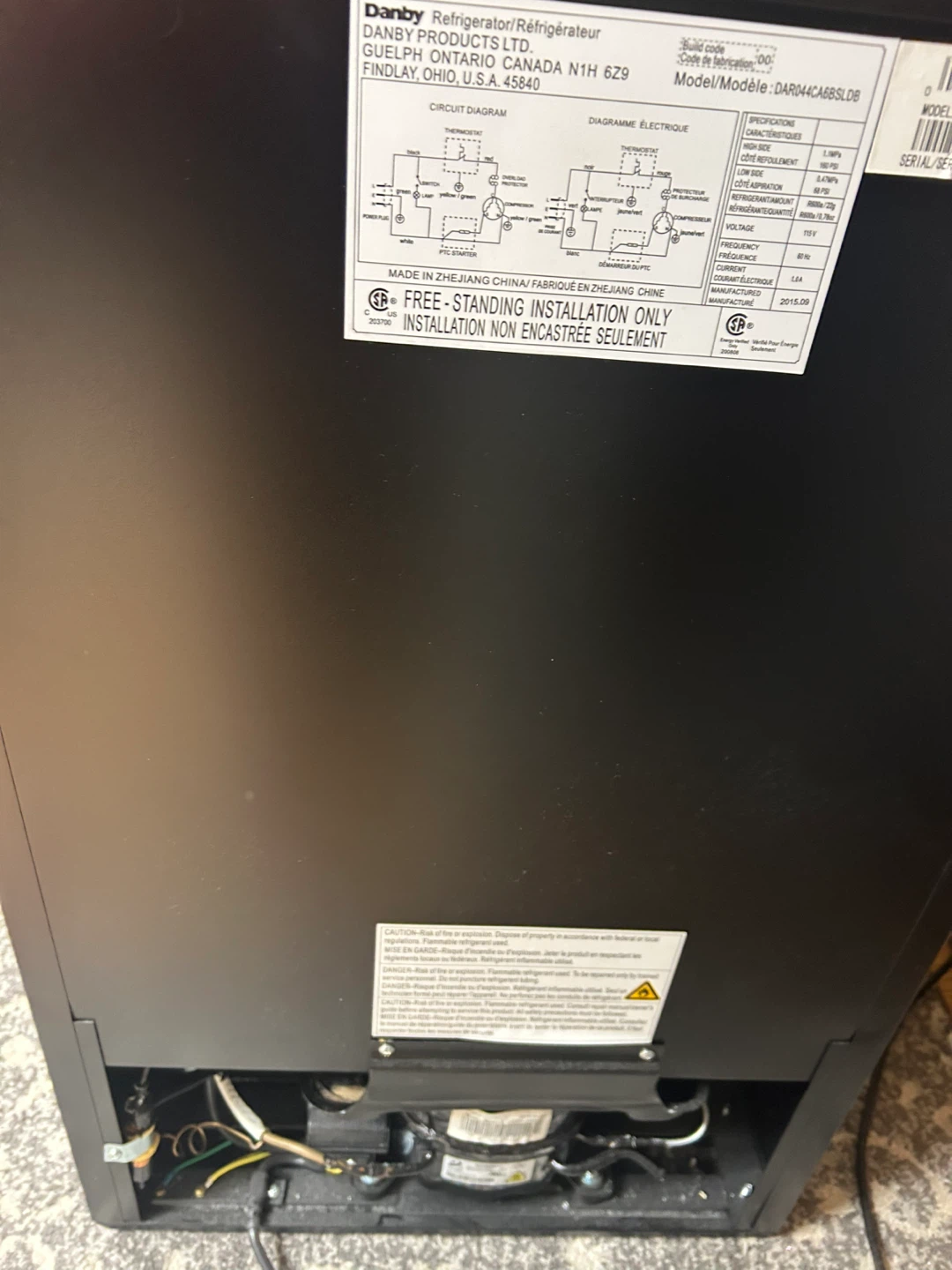 Danby Designer Compact Refrigerator