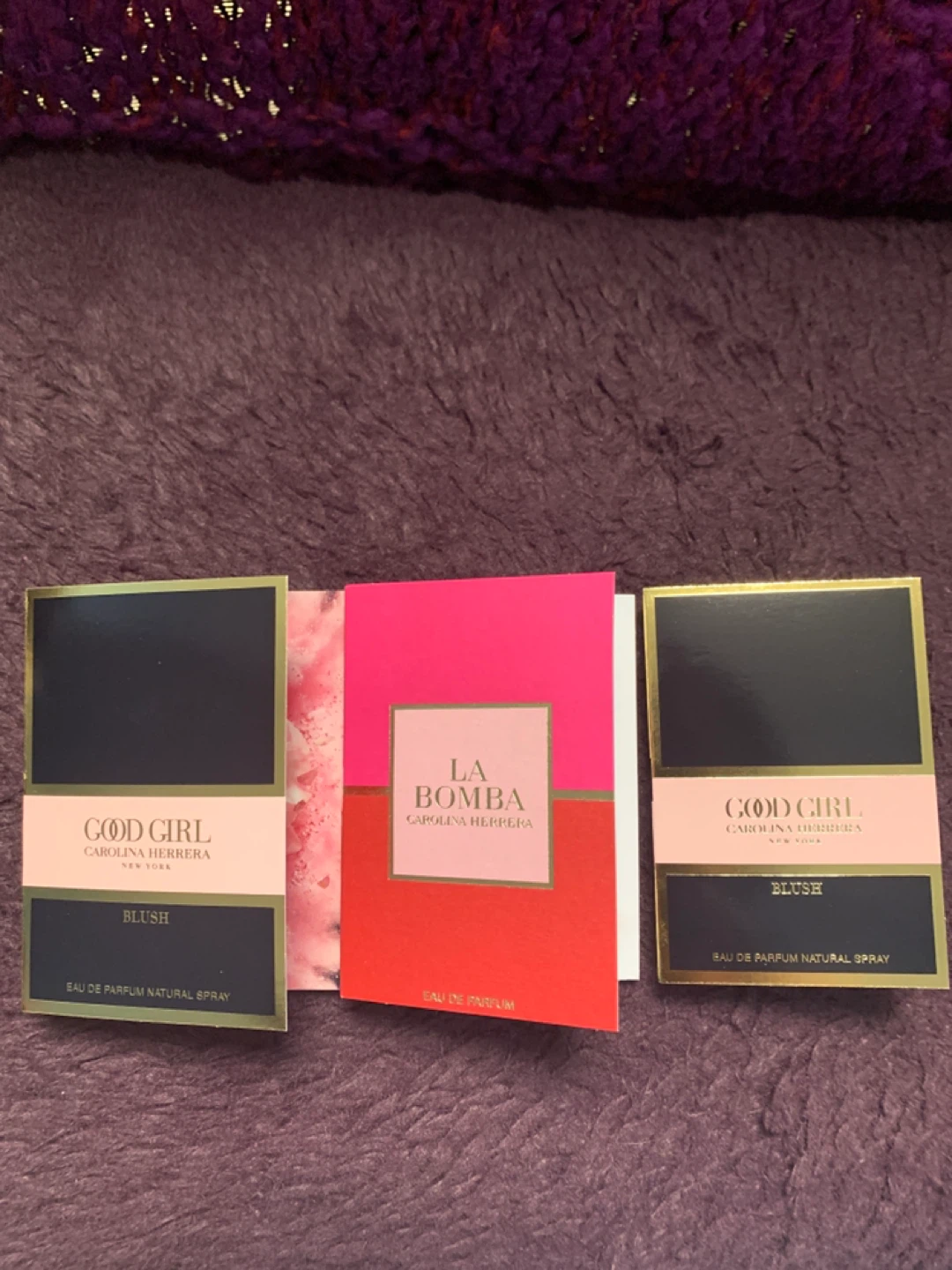 Carolina Herrera Good Girl & La Bomba Perfume Samples